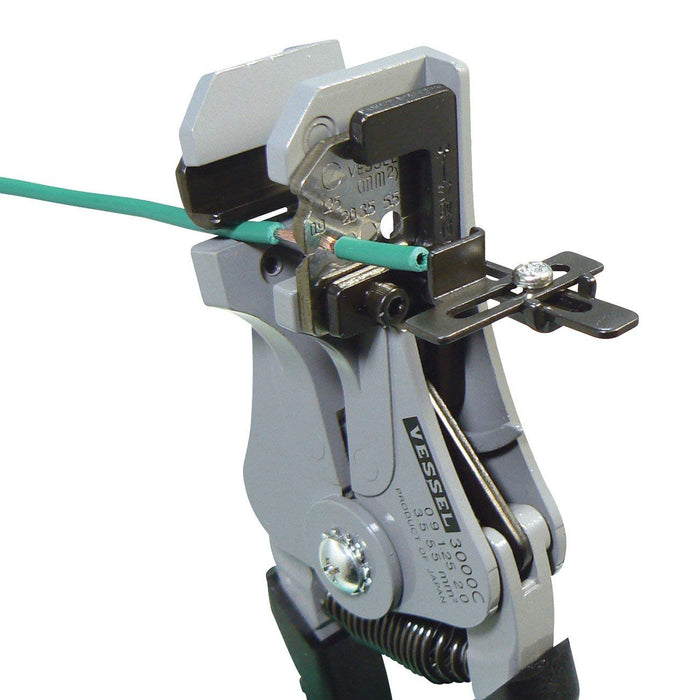 Vessel 300005 Wire Stripper C Type Suited for Stranded Wires & Electrician Skill Test-Kiichin - The #1 Place for Japanese Goods in Your Hand!