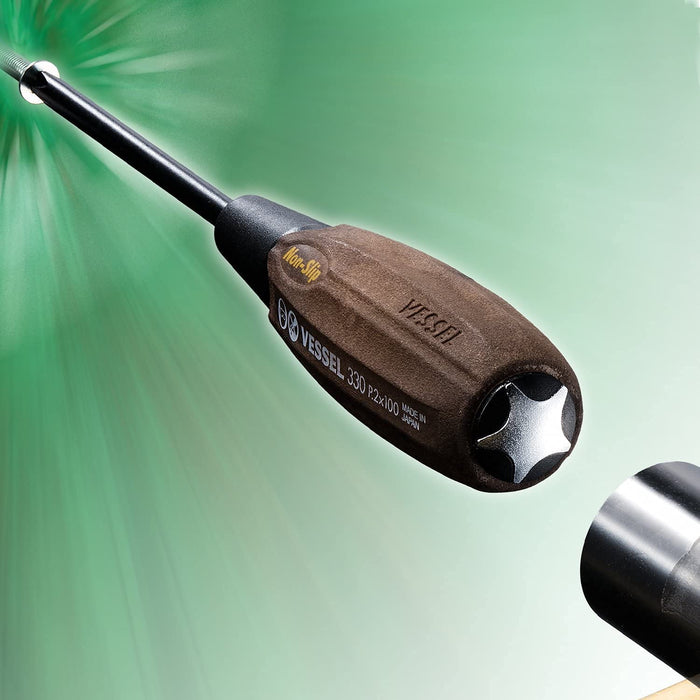 Vessel Woody Penetrating Driver with Non-Slip Grip 8x150 Size - B-330 Series-Kiichin - The #1 Place for Japanese Goods in Your Hand!