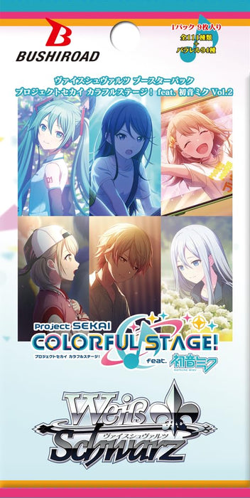 Bushiroad Weiss Schwarz Project Sekai Colorful Stage Vol.2 Featuring Hatsune Miku Booster Pack-Kiichin - The #1 Place for Japanese Goods in Your Hand!