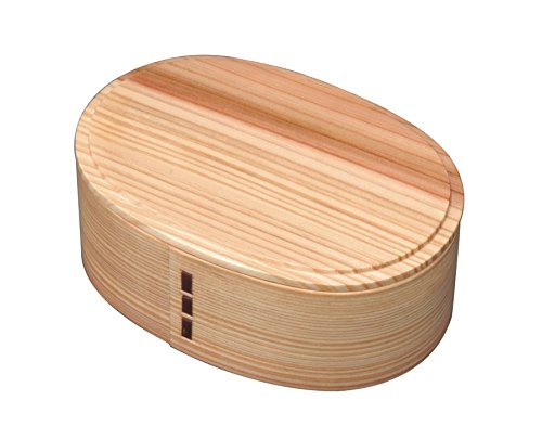 Yamaya Lacquerware Shop Wooden Bentwood Two-Tier Oval Lunch Box Natural Finish-Kiichin - The #1 Place for Japanese Goods in Your Hand!