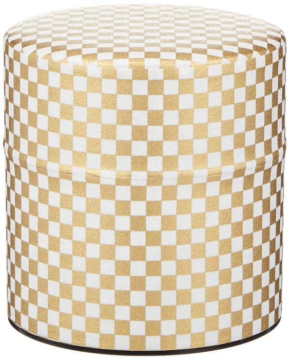 Yamaco Po-Kan Checkered Small Tea Canister Model 80093-Kiichin - The #1 Place for Japanese Goods in Your Hand!
