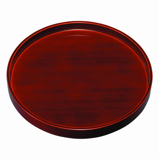 Yamaya Lacquerware Shop 24Cm Wooden Round Shunkei Lacquer Tray-Kiichin - The #1 Place for Japanese Goods in Your Hand!