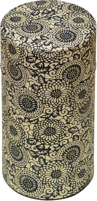 Yamaco Pop-Kan Chrysanthemum Tea Canister L 7.5 x 14.2 cm 79195-Kiichin - The #1 Place for Japanese Goods in Your Hand!