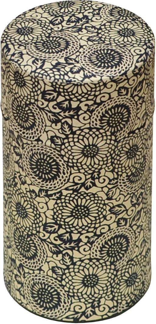 Yamaco Pop-Kan Chrysanthemum Tea Canister L 7.5 x 14.2 cm 79195-Kiichin - The #1 Place for Japanese Goods in Your Hand!