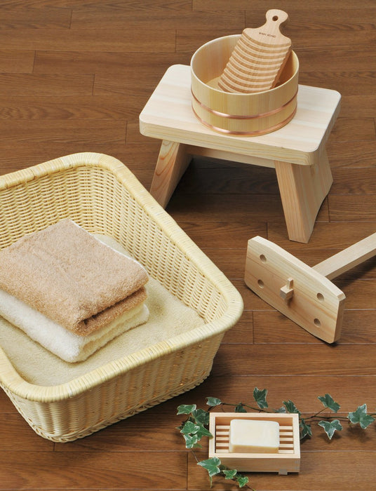 Yamaco Yuoke Thin Mouth Natural Wood 22x10x22cm Model 83827-Kiichin - The #1 Place for Japanese Goods in Your Hand!