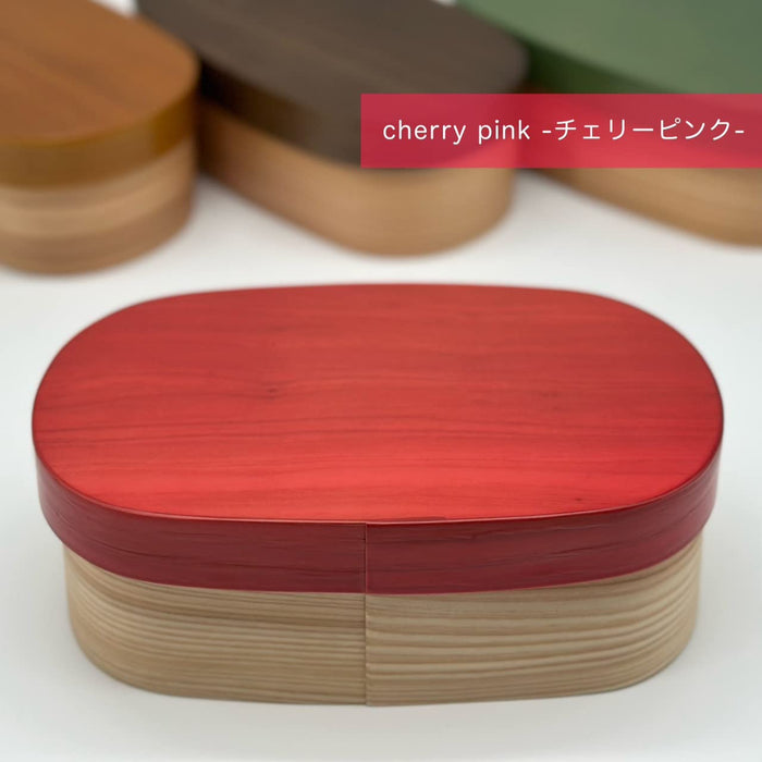 Yamaya Lacquerware Shop 500ml Cherry Pink Magewappa Lunch Box Japan Made-Kiichin - The #1 Place for Japanese Goods in Your Hand!
