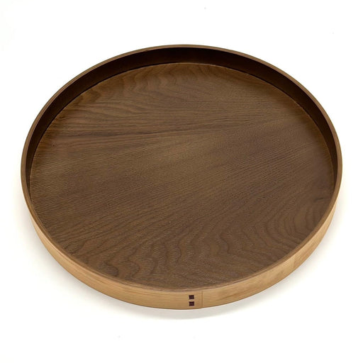 Yamaya Lacquerware Shop Marron Brown 27Cm Japanese Wood Tray Plate Placemat-Kiichin - The #1 Place for Japanese Goods in Your Hand!