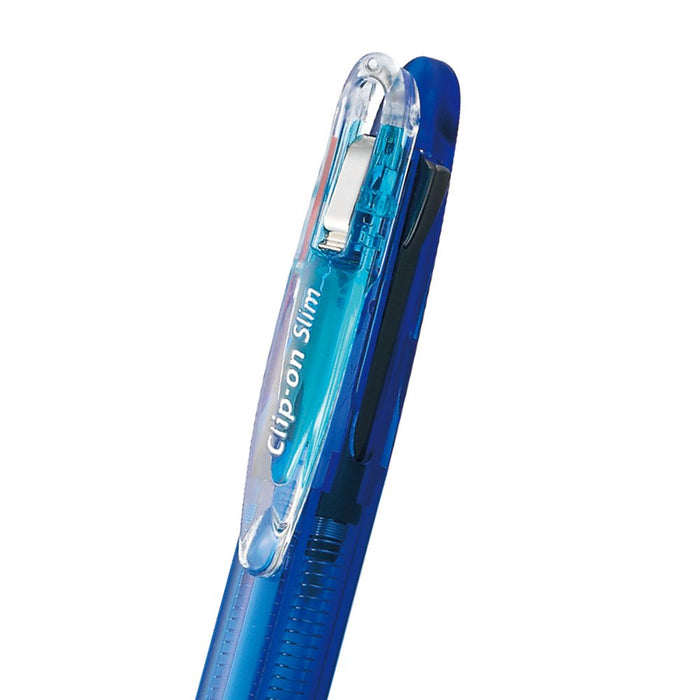 Zebra 10 Pack Slim Transparent 3 Color Clip-On Ballpoint Pens B-B3A5-C-Kiichin - The #1 Place for Japanese Goods in Your Hand!