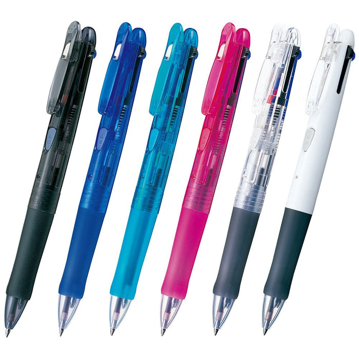 Zebra 10-Pack 4-Color Ballpoint Clip-On Pens in Pink - G4C B-B4A3-P-Kiichin - The #1 Place for Japanese Goods in Your Hand!