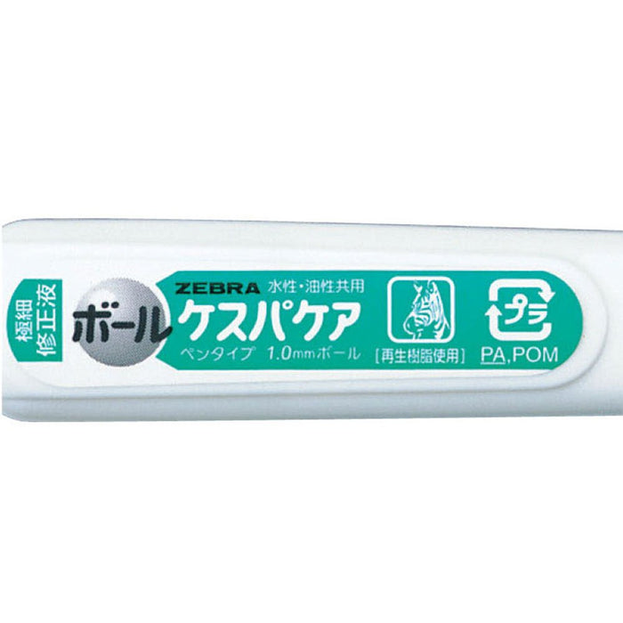 Zebra Kespa Care B-Ckr-1 Ball Correction Pen Pack 10 Pieces-Kiichin - The #1 Place for Japanese Goods in Your Hand!