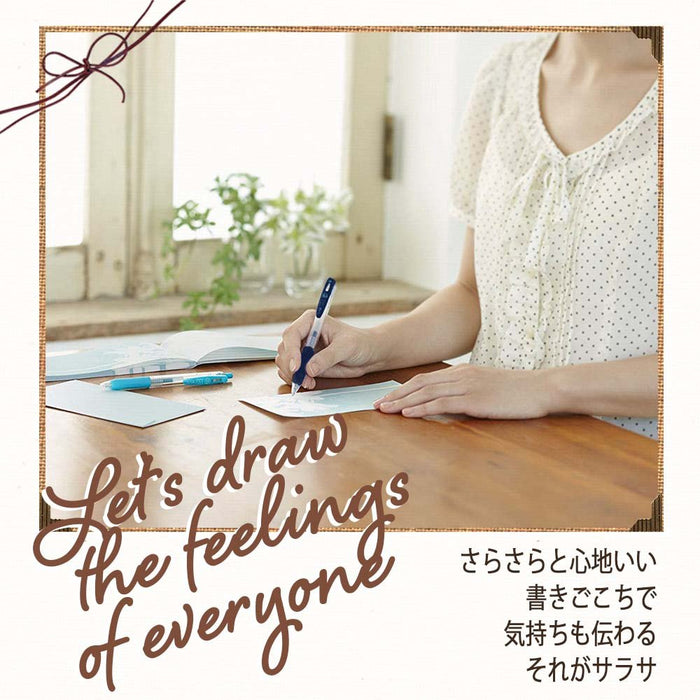 Zebra Sarasa Blue-Black Gel Ballpoint Pen Refill JF-0.7 Lead 10 Pieces Pack-Kiichin - The #1 Place for Japanese Goods in Your Hand!