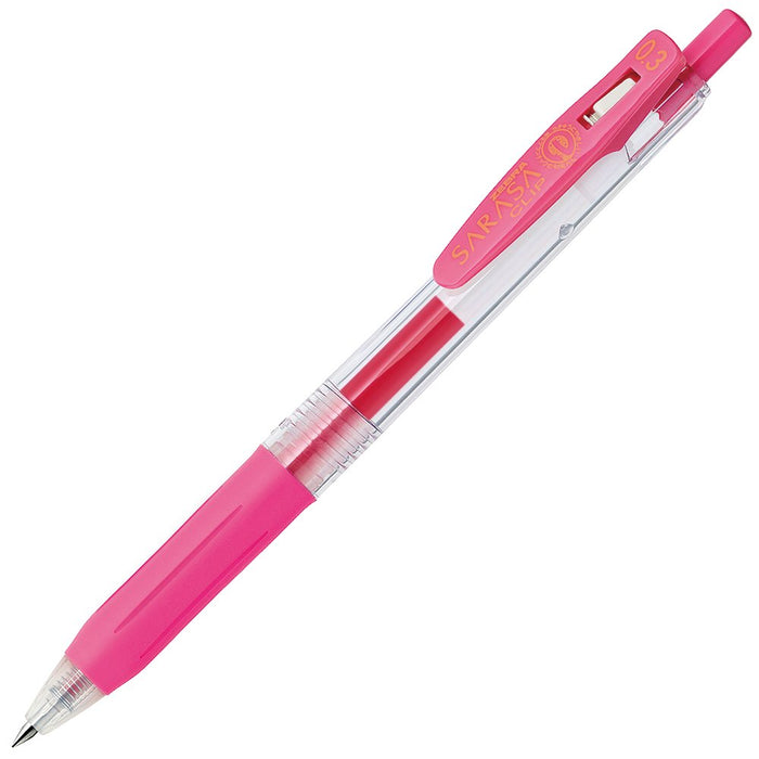 Zebra Sarasa Clip Gel Ballpoint Pen 0.3mm 5 Color Pack - Zebra Brand JJH15-5Ca-Kiichin - The #1 Place for Japanese Goods in Your Hand!