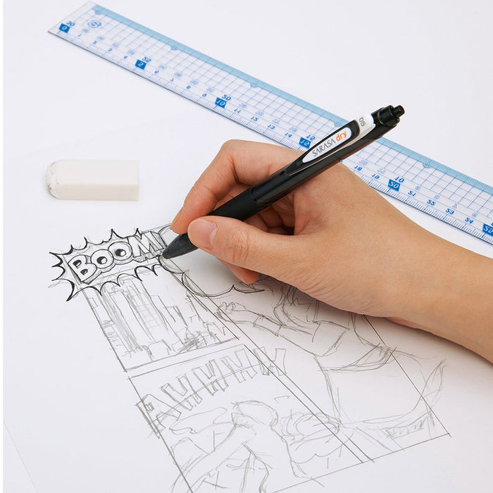 Zebra Gel Ballpoint Pen Sarasa Dry 0.5 Pack of 10 Black - B-Jj31-Bk-Kiichin - The #1 Place for Japanese Goods in Your Hand!