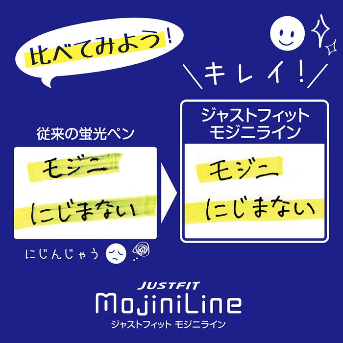 Zebra Blue Mozini Line Highlighter Set - 10 Pieces B-Wks22-Bl-Kiichin - The #1 Place for Japanese Goods in Your Hand!