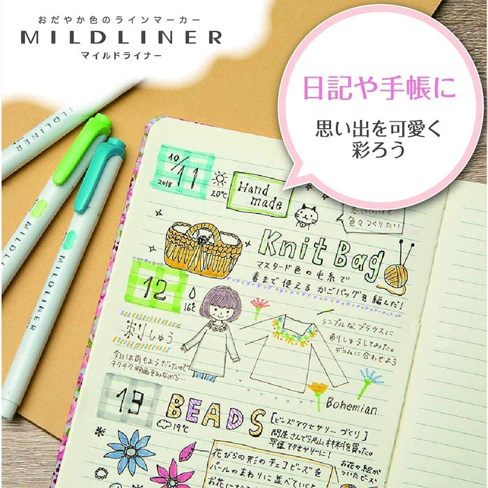 Zebra 10-Color Mild Liner Highlighter Set Animal-Themed WKT7-AS-10C-Kiichin - The #1 Place for Japanese Goods in Your Hand!