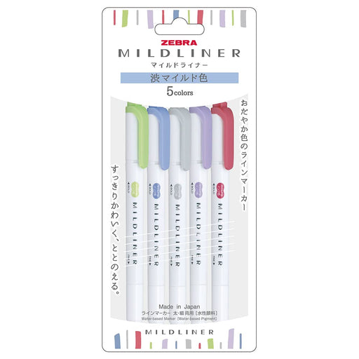 Zebra Mild Liner Highlighter in Astringent Mild NC5 Color WKT7-5C-NC-N-Kiichin - The #1 Place for Japanese Goods in Your Hand!
