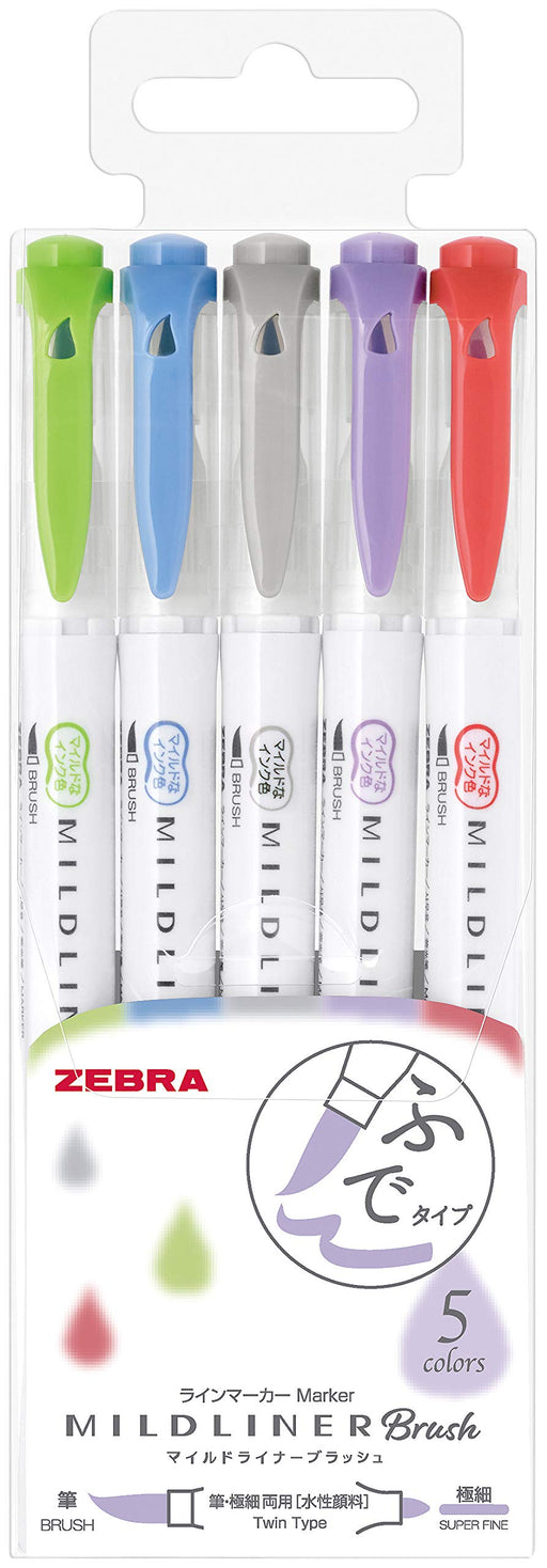 Zebra Mild Liner Highlighter Set Blush Astringent 5 Mild Colors Wft8-5C-Nc-Kiichin - The #1 Place for Japanese Goods in Your Hand!