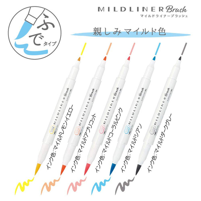 Zebra 10-Piece Mild Liner Highlighter Set Blush Mild Lavender B-Wft8-Mlv-Kiichin - The #1 Place for Japanese Goods in Your Hand!