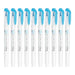 Zebra Mild Liner Brush Highlighter 10 Piece pack Mild Cyan B-Wft8-Mcya Zebra-Kiichin - The #1 Place for Japanese Goods in Your Hand!