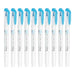 Zebra Mild Liner Brush Highlighter 10 Piece pack Mild Cyan B-Wft8-Mcya Zebra-Kiichin - The #1 Place for Japanese Goods in Your Hand!