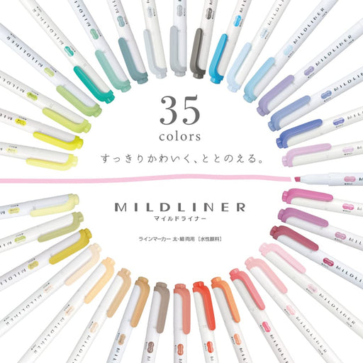 Zebra Highlighter Mildliner Pack of 10 Honey Orange B-Wkt7-Mhor-Kiichin - The #1 Place for Japanese Goods in Your Hand!