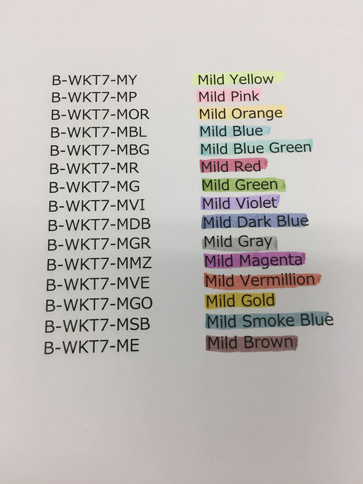 Zebra Brand Mild Liner Highlighter - Versatile Zebra Quality-Kiichin - The #1 Place for Japanese Goods in Your Hand!