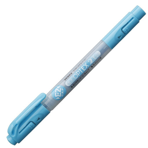 Zebra Optex 2 Ez Blue Highlighter Set Pack of 10 Pieces B-Wkt11-Bl-Kiichin - The #1 Place for Japanese Goods in Your Hand!