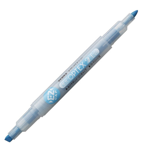Zebra Optex 2 Ez Blue Highlighter Set Pack of 10 Pieces B-Wkt11-Bl-Kiichin - The #1 Place for Japanese Goods in Your Hand!