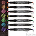 Zebra Optex Care Highlighter Set 7 Vibrant Colors Wkcr1-7C - Variety Pack-Kiichin - The #1 Place for Japanese Goods in Your Hand!