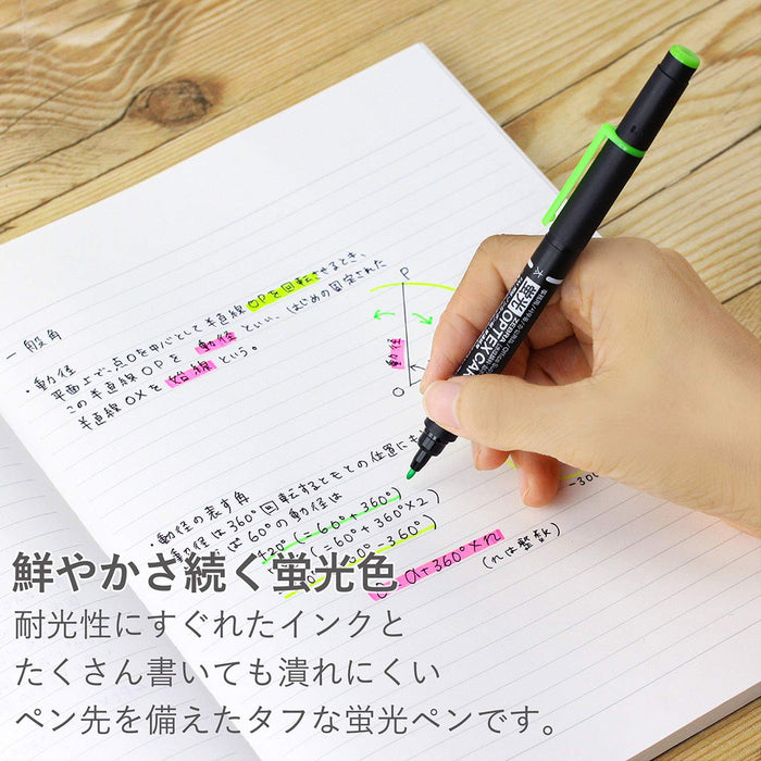 Zebra Optex Care Highlighter Set 7 Vibrant Colors Wkcr1-7C - Variety Pack-Kiichin - The #1 Place for Japanese Goods in Your Hand!