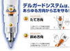 Zebra Delguard Mechanical Pencil 0.5mm Cat White P-MA85-CAT-W-Kiichin - The #1 Place for Japanese Goods in Your Hand!