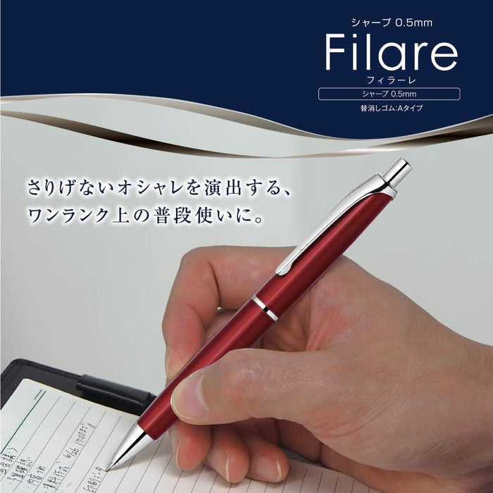Zebra Mechanical Pencil Fillare 0.5 Premium Red P-Ma70-R Writing Tool-Kiichin - The #1 Place for Japanese Goods in Your Hand!