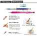 Zebra B-MAS41-R 10-Piece Tect Two Way Red Mechanical Pencil 0.3mm-Kiichin - The #1 Place for Japanese Goods in Your Hand!