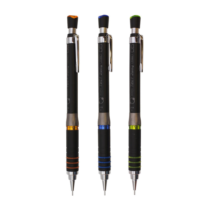 Zebra Ma41-23-Bkg Tect Two Way 0.5mm Mechanical Pencil Black and Green-Kiichin - The #1 Place for Japanese Goods in Your Hand!
