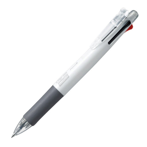 Zebra Multi-Color 4-in-1 Function Pen with Sharp Clip-On White Pack of 10-Kiichin - The #1 Place for Japanese Goods in Your Hand!