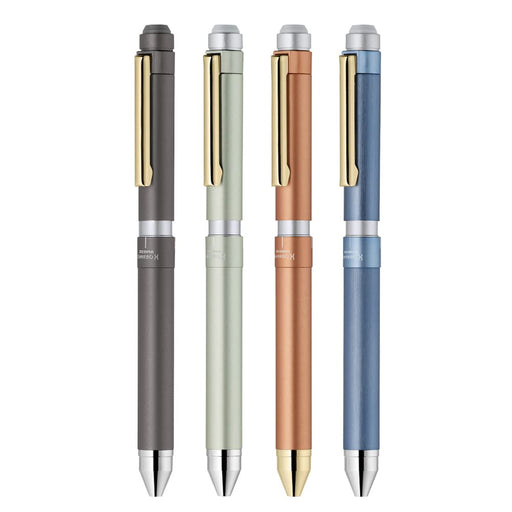 Zebra Shabo X LC5 Limited Edition Multi-Function Pen Olive Silver SB15-LC5-OS-Kiichin - The #1 Place for Japanese Goods in Your Hand!
