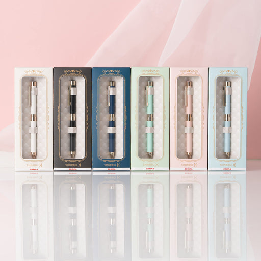 Zebra Shabo X SL6 Multi-Function Pen Mint Green with Leather Gift Set & Refills-Kiichin - The #1 Place for Japanese Goods in Your Hand!