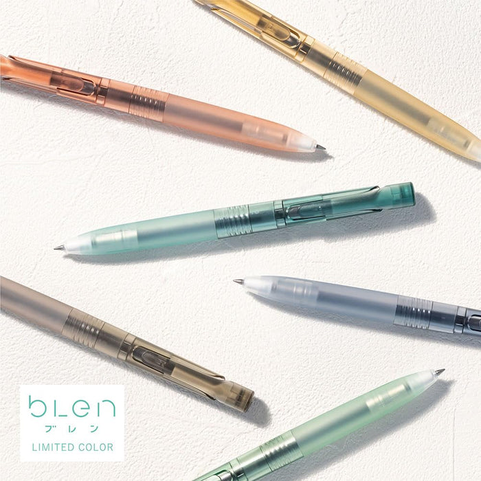 Zebra 0.5mm Ballpoint Pen 10-Pack Oil-Based Black Ink Blen Find Mechanism Lake Blue Axis - B-BAS88-FM2-LBL-Kiichin - The #1 Place for Japanese Goods in Your Hand!