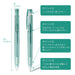 Zebra 0.5mm Ballpoint Pen 10-Pack Oil-Based Black Ink Blen Find Mechanism Lake Blue Axis - B-BAS88-FM2-LBL-Kiichin - The #1 Place for Japanese Goods in Your Hand!