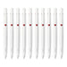 Zebra Bren 0.5 Oil-Based Ballpoint Pen Red Ink White Barrel 10 Pieces-Kiichin - The #1 Place for Japanese Goods in Your Hand!