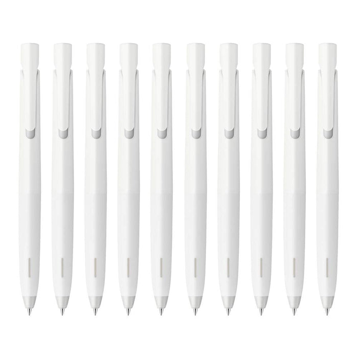 Zebra Bren Oil-Based Ballpoint Pen 0.7 Point Black Ink White Barrel 10 Pack-Kiichin - The #1 Place for Japanese Goods in Your Hand!
