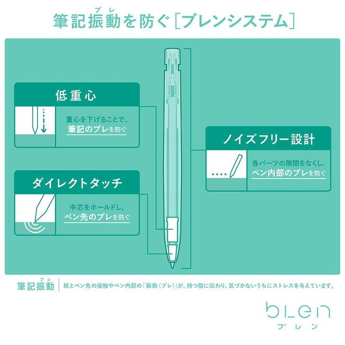 Zebra B-BA88-BL Bren 2.0 | Blue Ink White Barrel 0.7mm Oil-Based Ballpoint Pen - Pack of 10-Kiichin - The #1 Place for Japanese Goods in Your Hand!