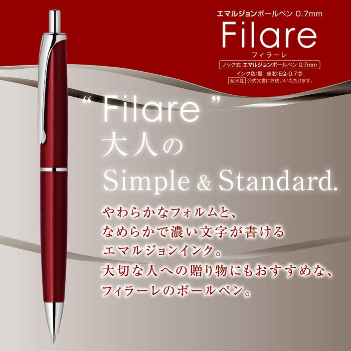 Zebra Fillare Retractable Ballpoint Pen 0.7mm Oil-Based Ink Black P-Ba70-Bk-Kiichin - The #1 Place for Japanese Goods in Your Hand!