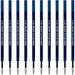 Zebra Bren NC-0.5 Blue Ballpoint Pen Refill Oil-Based Pack of 10-Kiichin - The #1 Place for Japanese Goods in Your Hand!