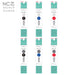 Zebra Bren NC-0.5 Blue Ballpoint Pen Refill Oil-Based Pack of 10-Kiichin - The #1 Place for Japanese Goods in Your Hand!