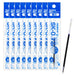 Zebra Blue Ballpoint Pen Refill Oil-Based Clip-On 0.7 Lead Pack of 10-Kiichin - The #1 Place for Japanese Goods in Your Hand!