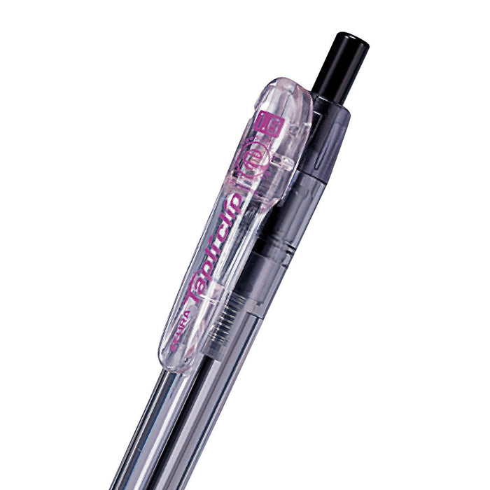 Zebra Oil-Based Ballpoint Pen Black Ink 1.6 Point with Tapli Clip 5-Piece Pack-Kiichin - The #1 Place for Japanese Goods in Your Hand!