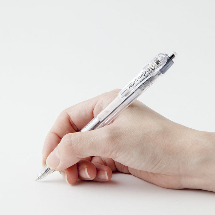 Zebra Tapuri Clip 0.7 Black Oil-Based Ballpoint Pen 5 Pieces Set-Kiichin - The #1 Place for Japanese Goods in Your Hand!
