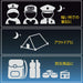 Zebra Dark Blue Fine Point 0.7 Oil-Based Ballpoint Pen P-Ba95-Db-Kiichin - The #1 Place for Japanese Goods in Your Hand!
