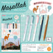 Zebra Sarasa Clip Mild Traveling Series Liner Set Camel Mixed 5 Count-Kiichin - The #1 Place for Japanese Goods in Your Hand!